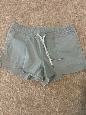 Vuori Sage Green Drawstring Athletic Shorts